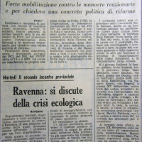 L'Unità Emilia Romagna, 20 giugno 1971, p. 11- articolo sulla dimostrazione in solidarietà con i lavoratori della Becchi promossa da FGCI, FGS, FGS del PSIUP, organizzazioni giovanili di ACLI e MPL, 18 giugno 1971