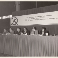 Fondo Fotografico Michele Minisci- congresso comunale del PCI, intervento del Sindaco di Forlì Angelo Satanassi, marzo 1976