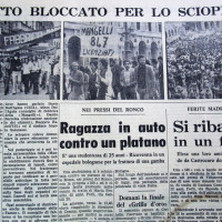 Il Resto del Carlino-Forlì, 15 settembre 1972, p. 6- articolo sullo sciopero generale proclamato a Forlì in solidarietà coi lavoratori della Mangelli, 14 settembre 1972
