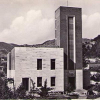 www.romagnauno.it- Palazzo comunale di Galeata, foto d'epoca, s.d.