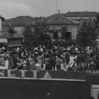 Seconda metà anni ’50. Viserba. In estate si ballava all’esterno del Dancing “Sirenetta”