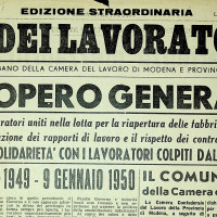 Indetto lo sciopero generale per il 9 gennaio 1950
[La voce dei lavoratori, 5 gennaio 1950]