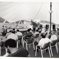 Fondo Fotografico Michele Minisci- inizativa sull'agricoltura durante il Festival de L'Unità, anni '80 (1986?)