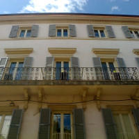2017. Rimini, Corso d'Augusto,118. La facciata del palazzo dove ebbe sede la Federazione del PCI dal 1950 al 1960