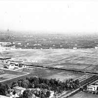 Veduta aerea del Campovolo nel 1942