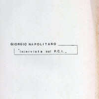 Centro Gramsci, Ferrara, copertina della dispensa sull’incontro con Giogio Napolitano “Intervista sul PCI”, tenutosi a Ferrara il 18 marzo 1976