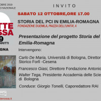 Presentazione del progetto sulla storia del PCI in Emilia-Romagna (Bologna, 12 ottobre 2019)

 PDF