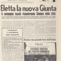 Orio Teodorani, Comunisti a Cesena. Storie, personaggi ed eventi del Partito Comunista cesenate 1920-1975, p. 459- articolo relativo alla ricostituzione della Giunta Lucchi dopo le elezioni del 1975, agosto 1975