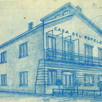 Santerno, nuova Casa del Popolo costruita nel 1954
