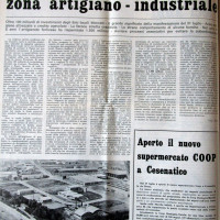 Il Forlivese, 10 agosto 1974, p. 10- articolo relativo all'azione della Giunta Satanassi per la creazione di una zona industriale attrezzata
