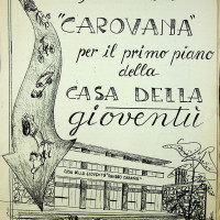 Opuscolo sulla campagna di costruzione della Casa del giovane, 1955
[ISMO, AFPCMO]
