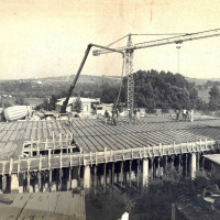 1977. Ospedaletto. Costuzione della Casa del Popolo 