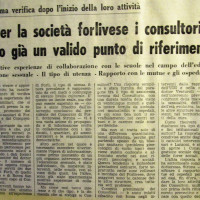 L'Unità Emilia Romagna, 31 marzo 1977, 10- articolo relativo ad una assemblea di verifica del funzionamento dei primi consultori del territorio forlivese, marzo 1977