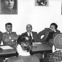 9 febbraio 1980. Inaugurazione ufficiale della sede del PCI di Bellaria-Igea Marina con l’on. Giorgio Napolitano. Da sin. l’on. Francesco Alici, l’ex Sindaco Nino Vasini, Giorgio Napolitano, il Segretario della Federazione Comunista Riminese Nando Piccari, il Segretario del Comitato Comunale di Rimini Primo Ghirardelli