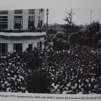 Simona Benedetti, Valdes Onofri, Novacoop. Storia delle Case del Popolo nel territorio cesenate, p. 118- inaugurazione della nuova sede della Camera del Lavoro di Cesena presso la Casa del Popolo “Derno Varo”, 29 giugno 1952