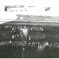 Prove per lo spettacolo "Si svegli il tagliaboschi", 1952
[ISMO, AFPCMO]