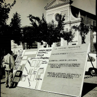 Manifestazione di protesta, per una nuova gestione degli istituti di Villa Giardini, 1969-1970 
[ISMO, APCMO]