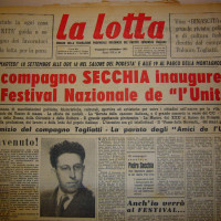 Pietro Secchia a Bologna per il festival dell'Unità