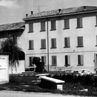 L'ingresso al Museo Cervi presso Gattatico