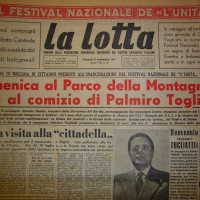 Togliatti a Bologna per il festival dellUnità