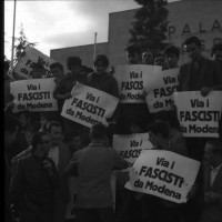 Cartelli contro il raduno dell’Msi a Modena, maggio 1961
[ISMO, AFPCMO]