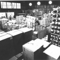 Il magazzino della Festa dell'Unità nazionale, 1977
[ISMO, AFPCMO]