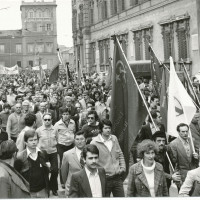 Modena il giorno successivo all'uccisione di Aldo Moro, 10 maggio 1978
[ISMO, AFPCMO]