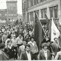 Modena il giorno successivo all'uccisione di Aldo Moro, 10 maggio 1978
[ISMO, AFPCMO]