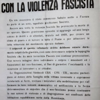 Manifesto unitario dei sindacati