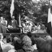 Inaugurazione Asilo del Popolo a Torri di Mezzano, ottobre 1950