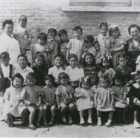 Bambini napoletani all’Asilo delle Fonderie Riunite, Modena, 1948
[Fondo Camera del lavoro di Modena, Archivio Fotografico, Archivio Istituto storico di Modena, Modena]