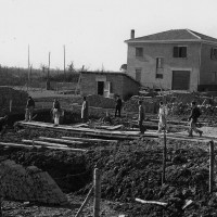 Castel Guelfo, casa del popolo. Lavori