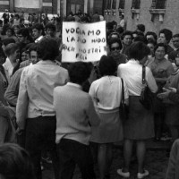 Prefettura di Ravenna, delegazione donne per approvazione bilancio, 24 aprile 1970