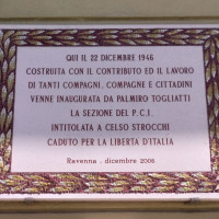 Targa commemorativa sezione Strocchi