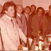 Il segretario Berlinguer all'inaugurazione della sede, novembre 1973