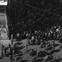 Manifestazione antifascista in opposizione al tentativo di organizzare un raduno dell’Msi a Modena, maggio 1961
[ISMO, AFPCMO]