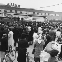 Manifestazione davanti alla Silan, Carpi
[ISMO, AFPCMO]