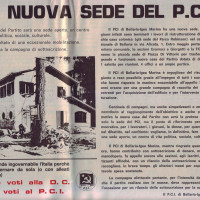 Articolo in prima pagina del periodico comunista bellariese “La Voce della Città” del 15 maggio 1979 intitolato “La nuova sede del P.C.I.”