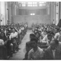 Fotografia del congresso del 1945, veduta del pubblico. 
[ISMO, AFPCMO]