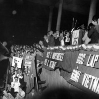 Delegazione di donne vietnamite a Ravenna, manifestazione per la pace in Vietnam, Ippodromo Darsena, 17 luglio 1968