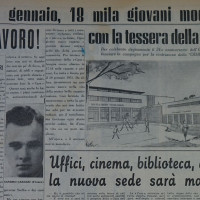 «La Verità», articolo sulla futura Casa del giovane
[La Verità, 18 dicembre 1954]