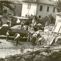 Brisighella. Costruzione nuova Casa del Popolo, 1955