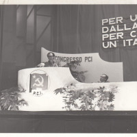 Fondo Fotografico Michele Minisci- XIV Congresso della Federazione forlivese del PCI, intervento del Segretario della FIOM Ellero Morgagni, febbraio/marzo 1975