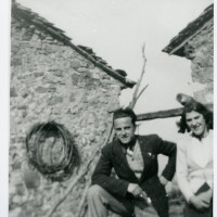 Loris Malaguzzi presso Sologno, 1940 circa
