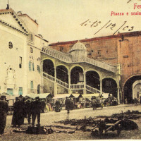 Cartolina della Piazza Municipale, 1903