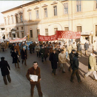 Copparo. Manifestazione contro la chiusura degli zuccherifici