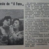 La festa di autofinanziamento de «Il Faro», 1952
[La Verità, 26 luglio 1952]