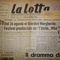 Il conto alla rovescia per il festival dell'Unità del 1954