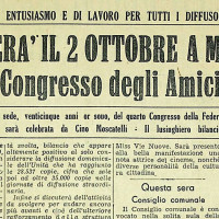 Articolo del 1955 che ricorda le attività del congresso della Federazione Comunista Modenese di 25 anni prima 
[L'Unità, 23 settembre 1955]