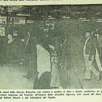 Articolo de L’Unità sullo stand della Libreria Rinascita alla festa de l’Unità del 1966
[ISMO, APCMO]